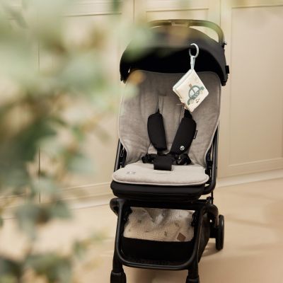 Jollein Inlegger Buggy/Wandelwagen - Badstof/Katoen - Storm Grey 