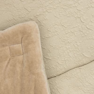 Jollein Boxkleed Soft Waves Olive Green 75 x 95 cm