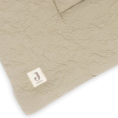 Jollein Boxkleed Soft Waves Olive Green 75 x 95 cm
