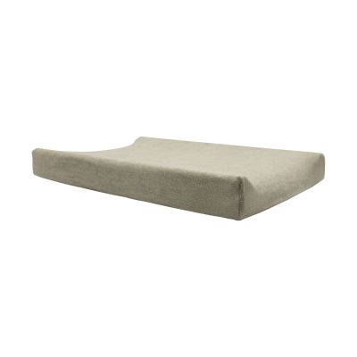 Jollein Aankleedkussenhoes Badstof Olive Green 2-Pack
