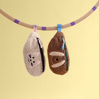 Lässig Kids Heuptasje - Team Cat - Beige