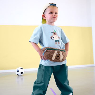 Lässig Kids Heuptasje - Team Dog - Bruin Lässig Kids Heuptasje - Team Dog - Bruin