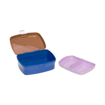 Lässig Lunch Set Little Gang Smile Caramel/Blue