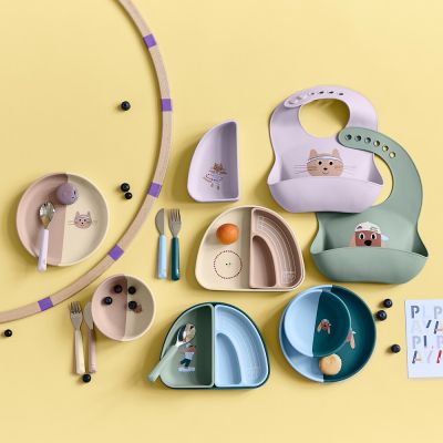 Lässig Tiny Team Dog Slab - Siliconen - Groen