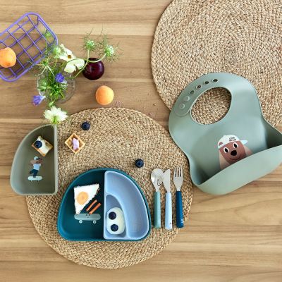 Lässig Tiny Team Dog Slab - Siliconen - Groen