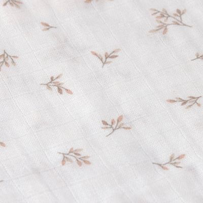 Lässig Swaddle & Burp Doeken - Miracle Of Nature Leaves - 3 Stuks - 80 x 80 cm