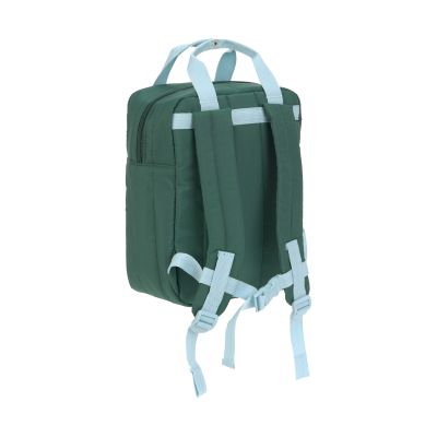 Laessig Mini Square Little Gang Backpack - Lemon Dark Green