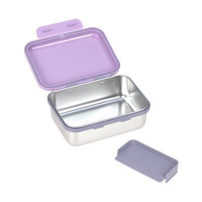 Lässig Lunchbox Roestvrij Staal Little Gang Heart Lilac