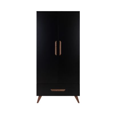 TWF Ledikant 70 x 140 - Commode 3 Laden - Hanglegkast 2 Deuren 1 Lade Modena Walnoot TWF Ledikant 70 x 140 - Commode 3 Laden - Hanglegkast 2 Deuren 1 Lade Modena Walnoot