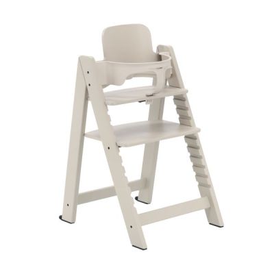 Kidsmill Up! Kinderstoel Beukenhout Incl. Kunststof Babyset - Oatmeal