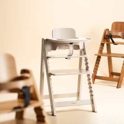 Kidsmill Up! Kinderstoel Beukenhout Incl. Kunststof Babyset - Oatmeal