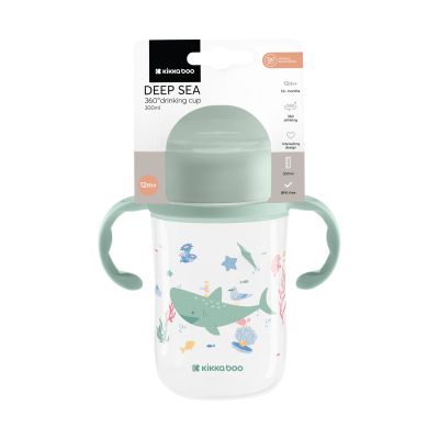 Kikkaboo Diepzee 360 Drinkbeker - 300ml - Mint 