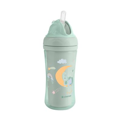 Kikkaboo Maan Beker Met Silicone Rietje - 220ml
