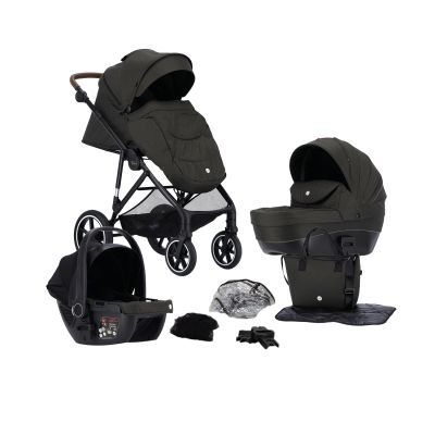 Puck Combi-Kinderwagen 3-in-1 Carl Donkergroen Puck Combi-Kinderwagen 3-in-1 Carl Donkergroen
