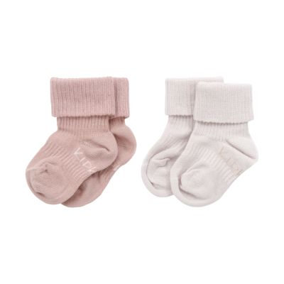 KipKep Blijf-Sokjes - 6-12 Mnd - 2-Pack - Mauve