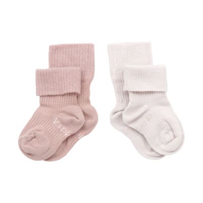 KipKep Blijf-Sokjes - 6-12 Mnd - 2-Pack - Mauve