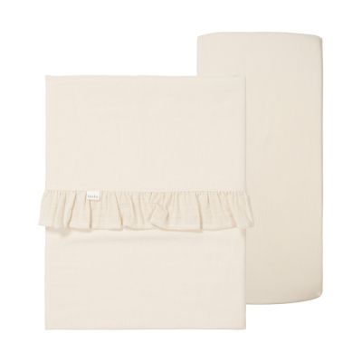 Koeka Wieglaken En Hoeslaken Set Ruffle Faro