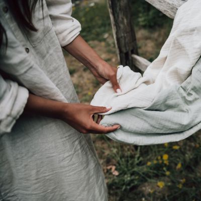 Koeka Faro Swaddle - 75x75 cm - Hydrofiel - Sage Koeka Faro Swaddle - 75x75 cm - Hydrofiel - Sage