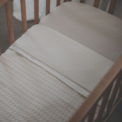 Koeka Wiegdeken Cotton Fleece Wafel Amsterdam Natural 
