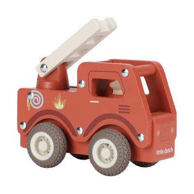 Little Dutch Brandweerwagen Inclusief Pegdoll – Hout