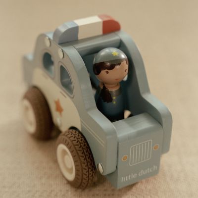 Little Dutch Politiewagen Inclusief Pegdoll – Hout