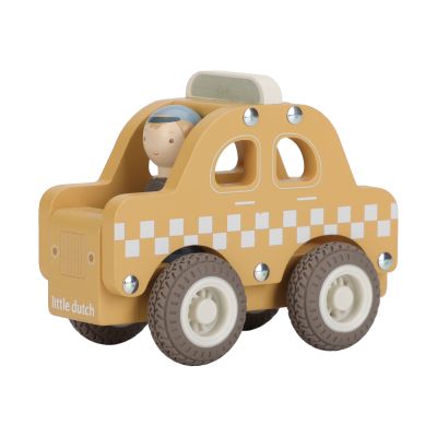Little Dutch Taxi Inclusief Pegdoll – Hout
