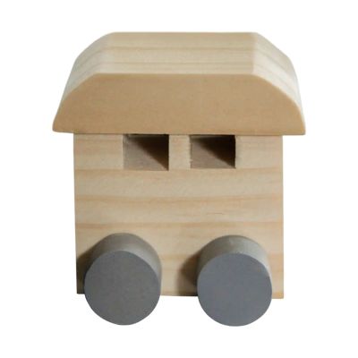 Jep Letters Eindwagon - Hout