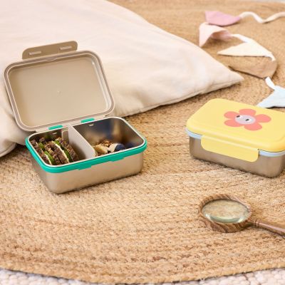 Lässig Happy Trails Lunchbox Stainless Steel - Frog Lässig Happy Trails Lunchbox Stainless Steel - Frog