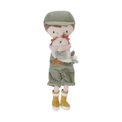Little Dutch Knuffelpop Boer Jim Met Kip 35 cm