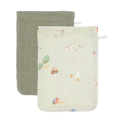 Little Dutch Washand Hydrofiel Little Farm / Olive