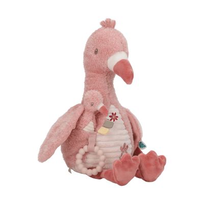 Little Dutch Safari Friends Activiteitenknuffel Flamingo Little Dutch Safari Friends Activiteitenknuffel Flamingo
