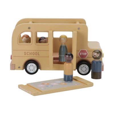 Little Dutch Schoolbus met poppetjes FSC