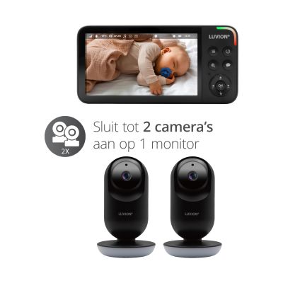 Luvion Babyfoon Camera - Supreme Connect 3 - Black