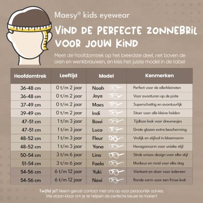 Maesy Zonnebril - Noah - 0 t/m 2 jaar - Beige / Ecru Maesy Zonnebril - Noah - 0 t/m 2 jaar - Beige / Ecru