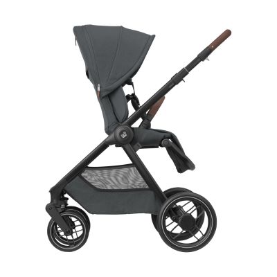 Maxi-Cosi Kinderwagen - Oxford Plus - Twillic Graphite (Dark Frame + Brown Leather)