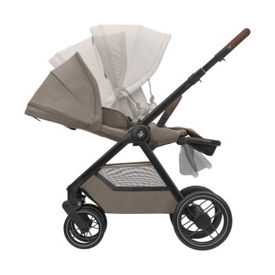 Maxi-Cosi Oxford+ Kinderwagen 2-in-1 - Twillic Truffle (Dark Frame + Brown Leather) Maxi-Cosi Oxford+ Kinderwagen 2-in-1 - Twillic Truffle (Dark Frame + Brown Leather)