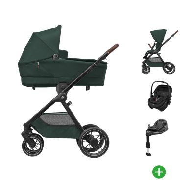 Maxi-Cosi Oxford+ 4-in-1 Kinderwagen Met Coral Slide Pro Autostoel