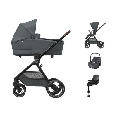 Maxi-Cosi Oxford+ 4-in-1 Kinderwagen Met Pebble 360 Pro2 Autostoel - Twillic Graphite Maxi-Cosi Oxford+ 4-in-1 Kinderwagen Met Pebble 360 Pro2 Autostoel - Twillic Graphite