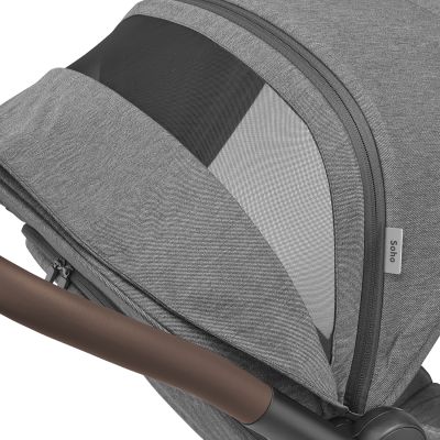 Maxi-Cosi Buggy Soho Select Grey (Black frame - Brown Leather)