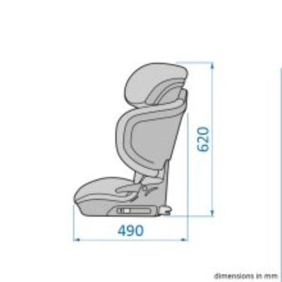 Maxi-Cosi Topaz Autostoel groep 2/3 I-SIZE Full Graphite