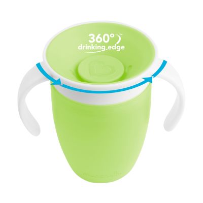 Munchkin Miracle 360º Trainer Cup Groen 6mnd+ 207ml Munchkin Miracle 360º Trainer Cup Groen 6mnd+ 207ml
