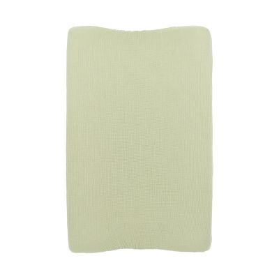 Meyco Baby Uni Aankleedkussenhoes - Soft Olive - 50x70 cm