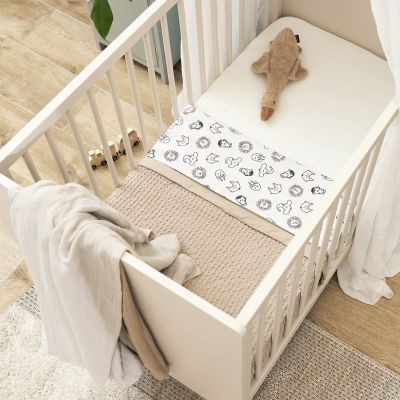 Meyco Wiegdeken Waffle Cotton Sand 75 x 100 cm