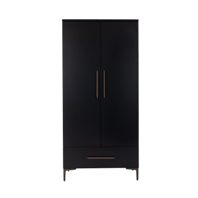 TWF Ledikant 60 x 120 - Commode 3 Laden - Hanglegkast 2 Deuren 1 Lade Modena Metaal