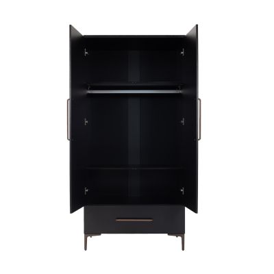 TWF Ledikant 60 x 120 - Commode 3 Laden - Hanglegkast 2 Deuren 1 Lade Modena Metaal