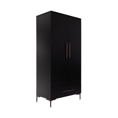 TWF Ledikant 60 x 120 - Commode 3 Laden - Hanglegkast 2 Deuren 1 Lade Modena Metaal