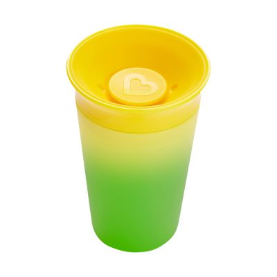 Munchkin Miracle 360 Trainer Changing Color Beker - 12mnd+ - 266ml - Yellow