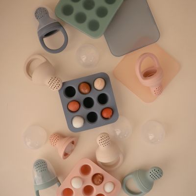 Mushie Baby Food Freezer Tray - Cambridge Blue