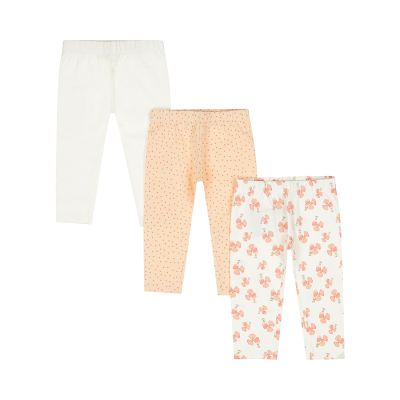 Dirkje Legging 3-Pack – Maat 62 – Peach