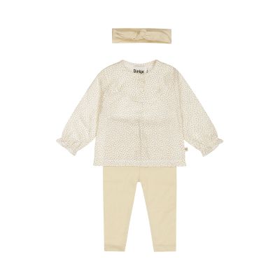 Dirkje 3-Delig Set – Maat 74 – Warm Off-White